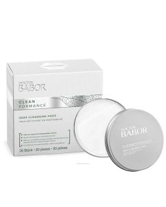 Reinigunspads aus der Serie BABOR Cleanformance zur einfachen und porentiefen Gesichtsreinigung.