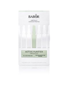 BABOR Active Purifier Ampullen reduzieren Hautunreinheiten und Pickel schnell und wirksam, nachweislich nach 7 Tagen.