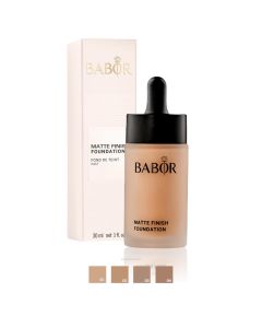 Foundation für langanhaltend mattes und makelloses Finish.