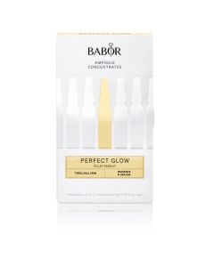 BABOR Perfect Glow Ampullen für Ausstrahlung und Feuchtigkeit. Gut geeignet bei müder, fahler und erschöpfter Haut.