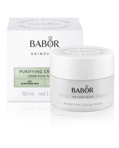 BABOR Purifing Cream Rich 5.2 als Nachtcreme für die unreine Haut