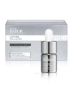 Konzentriertes Serum für eine Extraportion Collagen. Gut geeignet für die reife und trockene Haut.