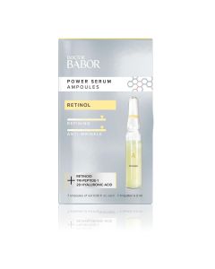 Anti-Aging Wirkstoffampullen zur Reduzierung von feinen Linien und zur Verbesserung der Hautstruktur.